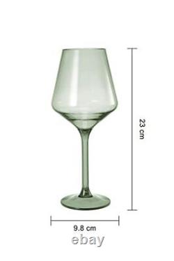 European Style Crystal Stemmed Wine Glasses Acrylic Glasses Tritan Drinkware