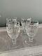 Excellent Set of 4 WATERFORD Colleen Crystal Short Stem (Cut) White Wine Glasses