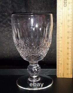 Excellent Set of 6 WATERFORD Colleen Crystal Short Stem (Cut) White Wine Glasses