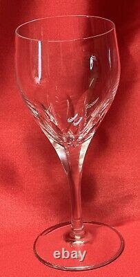Extremely Rare- Set Of Four Crystal Hoya Metaphore Thumbprint Red Wine Glasses