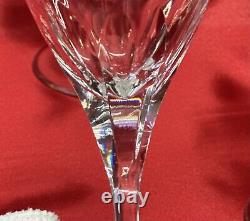 Extremely Rare- Set Of Four Crystal Hoya Metaphore Thumbprint Red Wine Glasses