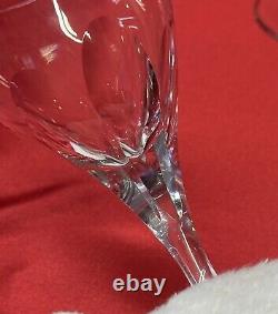 Extremely Rare- Set Of Four Crystal Hoya Metaphore Thumbprint Red Wine Glasses