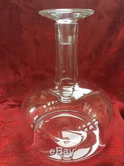 FLAWLESS Exquisite BACCARAT Crystal ORB Wine Liquor DECANTER & STOPPER