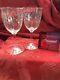FLAWLESS Exquisite BACCARAT France Pair PARIS Art Crystal WINE 5 7/8 Glasses