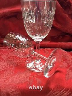 FLAWLESS Exquisite BACCARAT France Pair PARIS Art Crystal WINE 5 7/8 Glasses