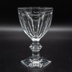 FLEABITES Baccarat Crystal Harcourt-Versailles Claret Wine Glasses Set 4 -5 3/8