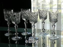 FOR GIFT, Wide High quality CRYSTAL wine glasses, Set of 6, for red wine