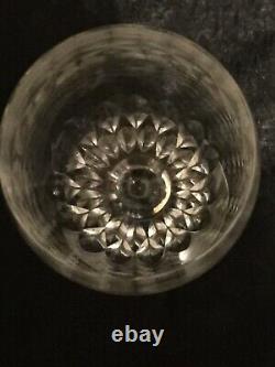 FOUR Orrefors Crystal Prelude Claret Wine Goblets Designed by Nils Landberg