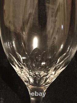 FOUR Orrefors Crystal Prelude Claret Wine Goblets Designed by Nils Landberg