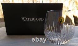 FOUR WATERFORD Crystal Southbridge Stemless Wine Goblets New in Box