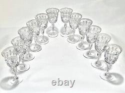 Fabulous Vintage 12 Pieces of 50's Tiffin Barcelona Crystal Cordial Goblet
