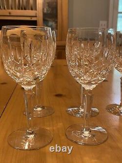 Fabulous Vintage Set of 8 Gorham Lady Anne West Germany Wine Crystal Glasses