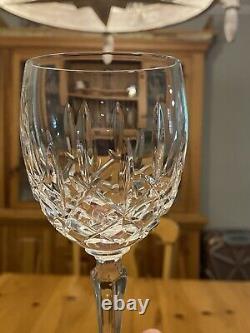 Fabulous Vintage Set of 8 Gorham Lady Anne West Germany Wine Crystal Glasses