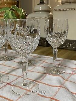 Fabulous Vintage Set of 8 Gorham Lady Anne West Germany Wine Crystal Glasses