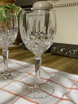 Fabulous Vintage Set of 8 Gorham Lady Anne West Germany Wine Crystal Glasses