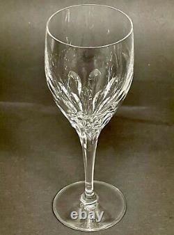 Fabulous Vintage Set of Six Gorham Crystal Diamond Clear Cut Wine Glasses