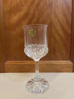 Fascination by Cristal De Flandre Set Of 8 Crystal Cut Wine Glasses (V3)
