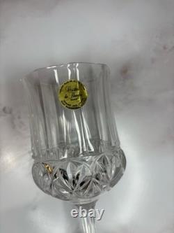 Fascination by Cristal De Flandre Set Of 8 Crystal Cut Wine Glasses (V3)