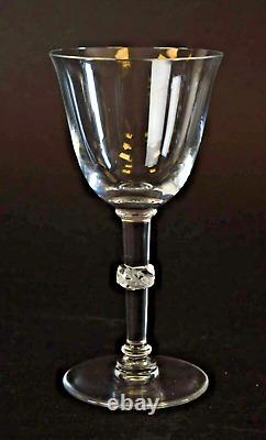 Fine LALIQUE (France) Crystal BEAUGENCY WINE GLASS No 3 #15144 Set of 4 Ea