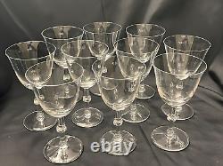 Fine LALIQUE (France) Crystal BEAUGENCY WINE GLASS No 3 #15144 Set of 4 Ea