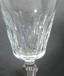 Five (5) BACCARAT Crystal Carcassonne Claret Wine Stem Glasses c. 1970 MINT
