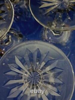 Five Beautiful Waterford Crystal Lizmore 6 7/8 Wine/Water Glasses