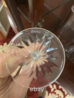 Fourteen Rare Waterford Ashbourne Wine Glasses Cut Lead Crystal Made Ireland