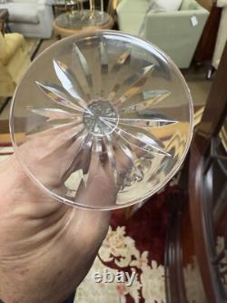 Fourteen Rare Waterford Ashbourne Wine Glasses Cut Lead Crystal Made Ireland