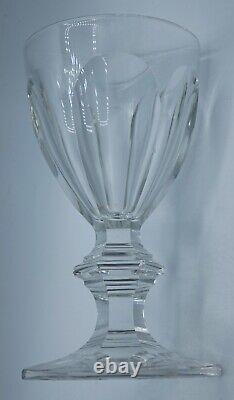 French Baccarat Crystal HARCOURT 1841 Wine Glasses Set of 8