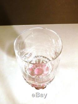 GREAT Baccarat Crystal VARIATION (2013-) Pink Red Wine Glass 6.25 Made France
