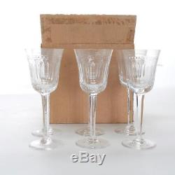 Group (6) Wedgwood Dynasty Crystal Wine Glasses