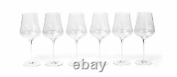 Gabriel-Glas Set of 6 Austrian Crystal Wine Glass StandArt Edition
