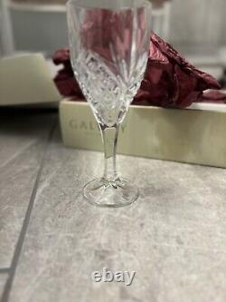 Galway Irish Crystal Tralee Set(s) 6 Wine Goblets 8 Tall BOXED