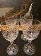 Galway Irish Crystal Wine Glasses and Water Goblets Set of 8, Claddagh