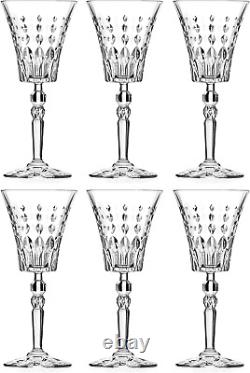 Goblet Red Wine Glass Water Glass Stemmed Glasses Set of 6 Goblets Cry