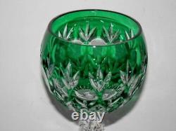 Godinger Dynasty 6 Hock Crystal Wine Glasses 7 3/4 Tall Mint! Buy It Now