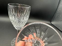 Gorgeous Pair of WATERFORD CRYSTAL Castlemaine (Cut) Claret Wine Glasses Mint
