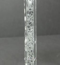 Gorgeous Set/4 Lalique Crystal Phalsbourg Wine / Claret Goblets