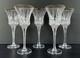 Gorham Crystal Triumph Water Goblets Wine Glasses 8 3/4 Gold Rim Set of 5