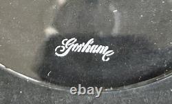 Gorham Crystal Triumph Water Goblets Wine Glasses 8 3/4 Gold Rim Set of 5