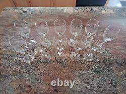 Gorham Crystal Wine Glasses (11) Pattern Jolie