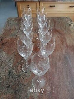 Gorham Crystal Wine Glasses (11) Pattern Jolie