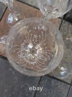 Gorham Crystal Wine Glasses (11) Pattern Jolie