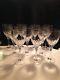 Gorham DIAMOND CLEAR Set Of 10 Wine Glasses pull base GREAT CONDITION