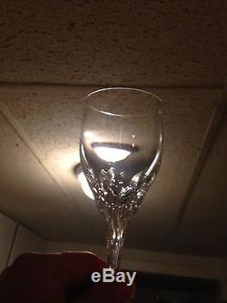 Gorham DIAMOND CLEAR Set Of 10 Wine Glasses pull base GREAT CONDITION