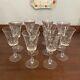 Gorham French Cathedral Crystal Claret Wine Glasses 6 1/4 Tall Set Of 10