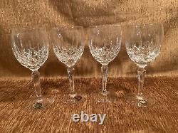 Gorham Lady Anne Crystal Wine Goblets Set of 4NewGorgeous