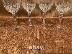 Gorham Lady Anne Crystal Wine Goblets Set of 4NewGorgeous