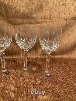 Gorham Lady Anne Crystal Wine Goblets Set of 4NewGorgeous