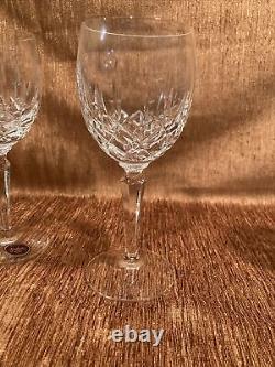 Gorham Lady Anne Crystal Wine Goblets Set of 4NewGorgeous